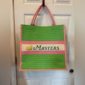 Large Master’s jute tote Nationals Augusta